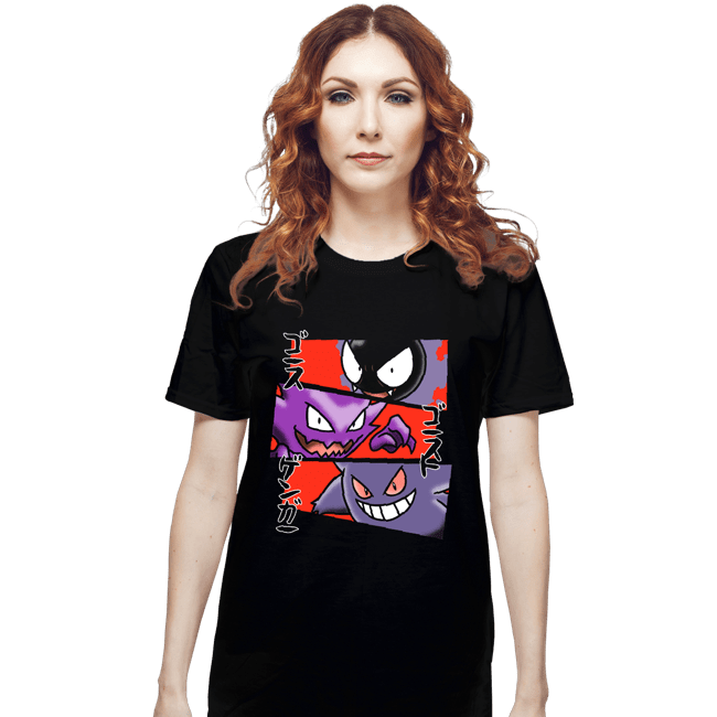 Shirts T-Shirts, Unisex / Small / Black Kanto Ghosts
