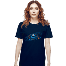 Load image into Gallery viewer, Daily_Deal_Shirts T-Shirts, Unisex / Small / Navy Cookie Orbit
