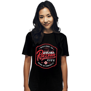 Shirts T-Shirts, Unisex / Small / Black Raccoon City