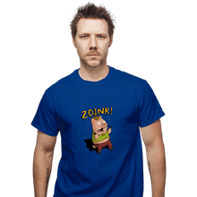 Load image into Gallery viewer, Daily_Deal_Shirts T-Shirts, Unisex / Small / Royal Blue Stoner Pig
