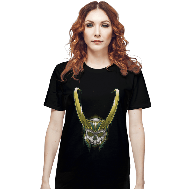 Secret_Shirts T-Shirts, Unisex / Small / Black Loki's Skull