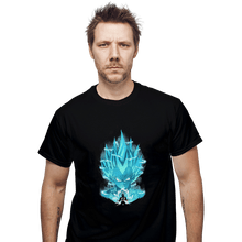 Load image into Gallery viewer, Shirts T-Shirts, Unisex / Small / Black Super Saiyan Blue
