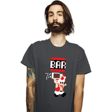 Load image into Gallery viewer, Shirts T-Shirts, Unisex / Small / Charcoal To The Bar, Toad!
