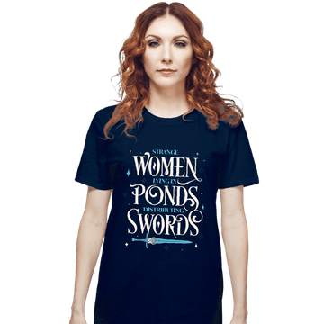 Daily_Deal_Shirts T-Shirts, Unisex / Small / Navy Strange Women