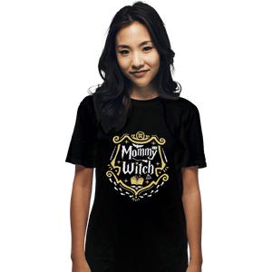 Shirts T-Shirts, Unisex / Small / Black Mommy Witch