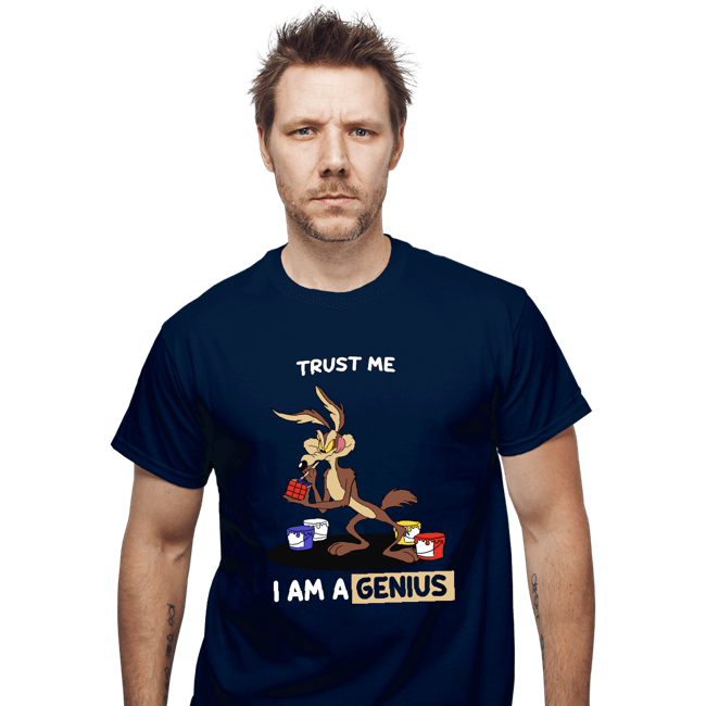 Shirts T-Shirts, Unisex / Small / Navy Trust Me I Am A Genius