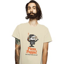 Load image into Gallery viewer, Daily_Deal_Shirts T-Shirts, Unisex / Small / Natural Pizza Poppa
