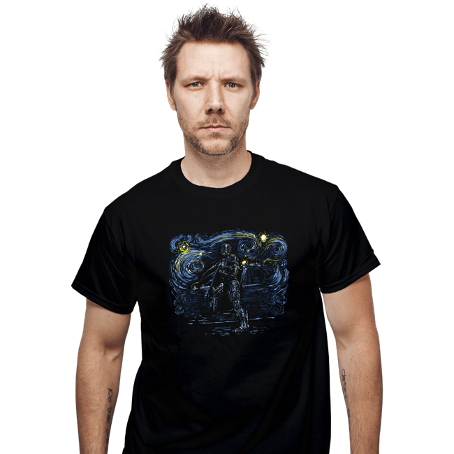 Secret_Shirts T-Shirts, Unisex / Small / Black Starry Cop