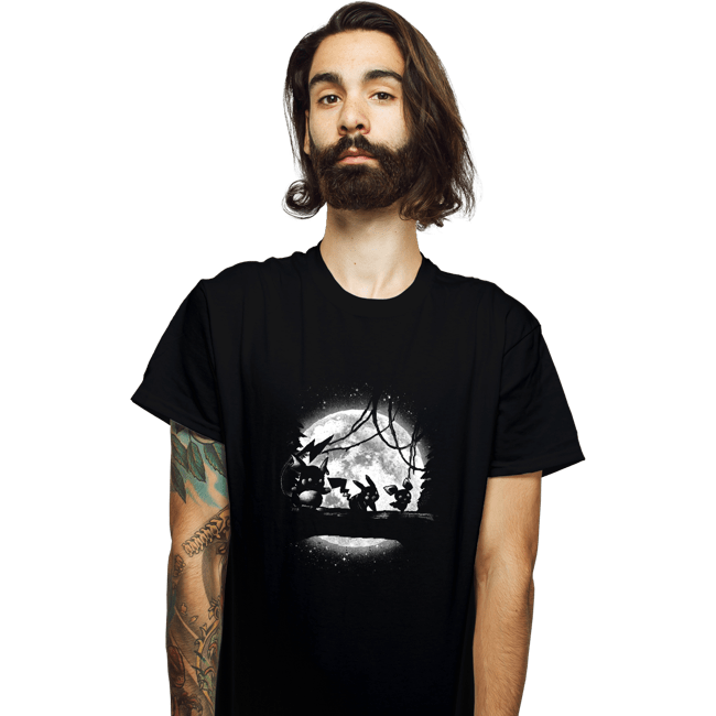 Shirts T-Shirts, Unisex / Small / Black Moonlight Electric Types