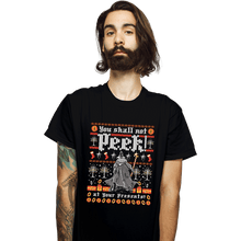 Load image into Gallery viewer, Secret_Shirts T-Shirts, Unisex / Small / Black You Shall Not Peak
