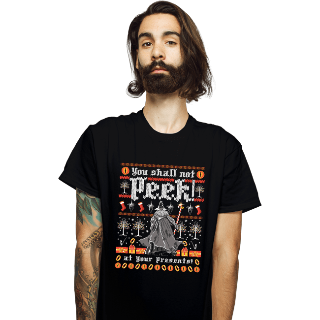 Secret_Shirts T-Shirts, Unisex / Small / Black You Shall Not Peak