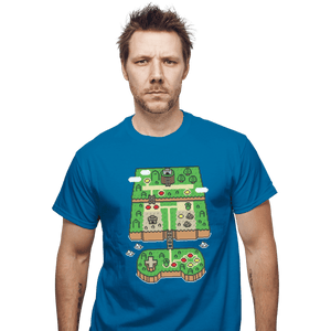 Shirts T-Shirts, Unisex / Small / Sapphire Super Console World