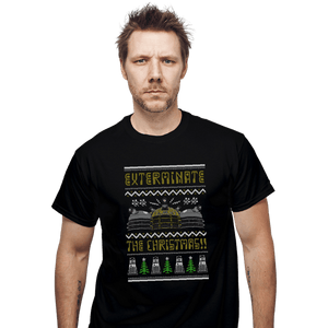 Shirts T-Shirts, Unisex / Small / Black Dalek Xmas