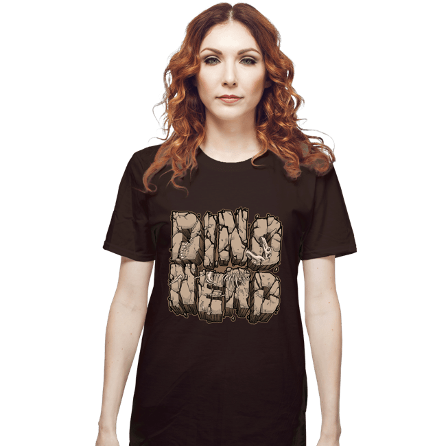Shirts T-Shirts, Unisex / Small / Dark Chocolate Dino Nerd