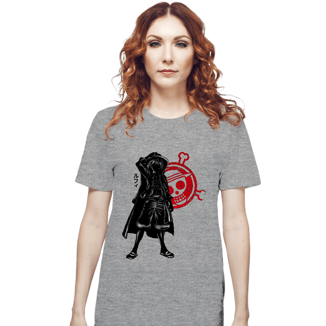 Shirts T-Shirts, Unisex / Small / Sports Grey Crimson Yonko