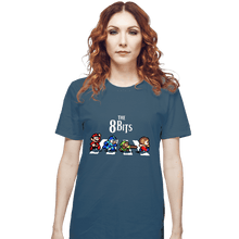Load image into Gallery viewer, Daily_Deal_Shirts T-Shirts, Unisex / Small / Indigo Blue The 8 Bits

