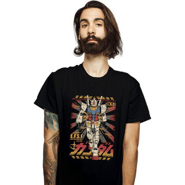 Daily_Deal_Shirts T-Shirts, Unisex / Small / Black Gundam - Ready To Fight