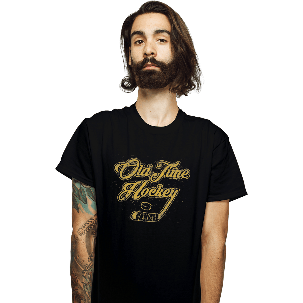 Shirts T-Shirts, Unisex / Small / Black Old Time Hockey