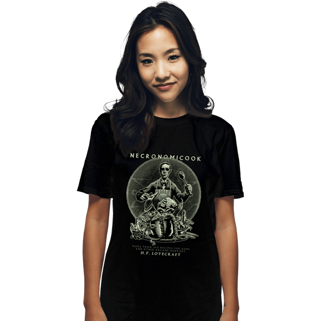 Shirts T-Shirts, Unisex / Small / Black Necronomicook