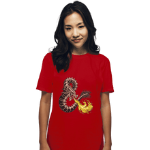 Load image into Gallery viewer, Shirts T-Shirts, Unisex / Small / Red Bone Dragon
