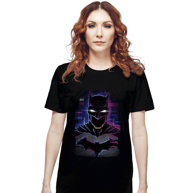 Daily_Deal_Shirts T-Shirts, Unisex / Small / Black Glitch Batman