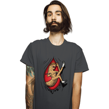 Shirts T-Shirts, Unisex / Small / Charcoal Hello Ma Honey