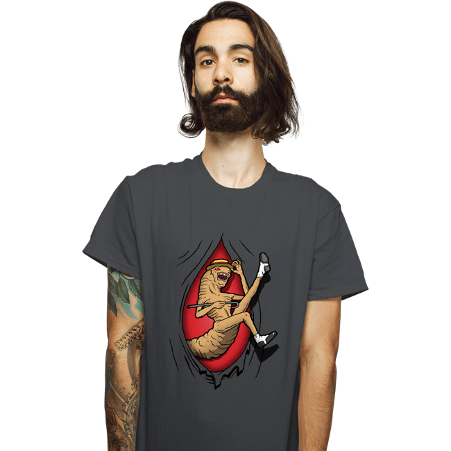 Shirts T-Shirts, Unisex / Small / Charcoal Hello Ma Honey