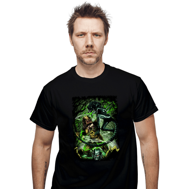 Secret_Shirts T-Shirts, Unisex / Small / Black Alien Predator