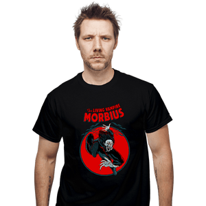 Shirts T-Shirts, Unisex / Small / Black The Living Vampire Morbius