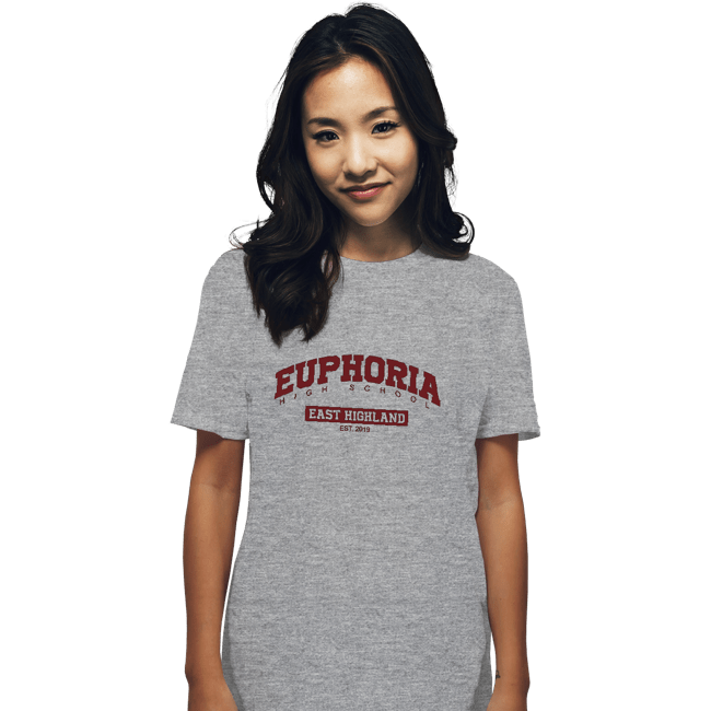 Secret_Shirts T-Shirts, Unisex / Small / Sports Grey Euphoria High School