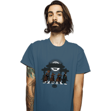 Load image into Gallery viewer, Daily_Deal_Shirts T-Shirts, Unisex / Small / Indigo Blue Warrior Society

