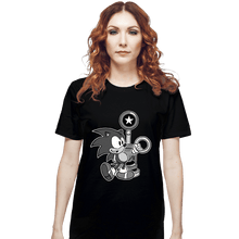 Load image into Gallery viewer, Shirts T-Shirts, Unisex / Small / Black Retro Sonic
