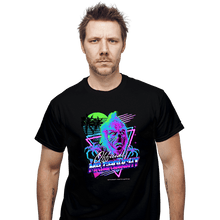 Load image into Gallery viewer, Shirts T-Shirts, Unisex / Small / Black Mr Grouchy x CoDdesigns Neon Retro Tee
