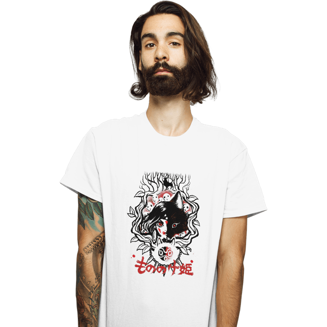 Shirts T-Shirts, Unisex / Small / White Forest Princess