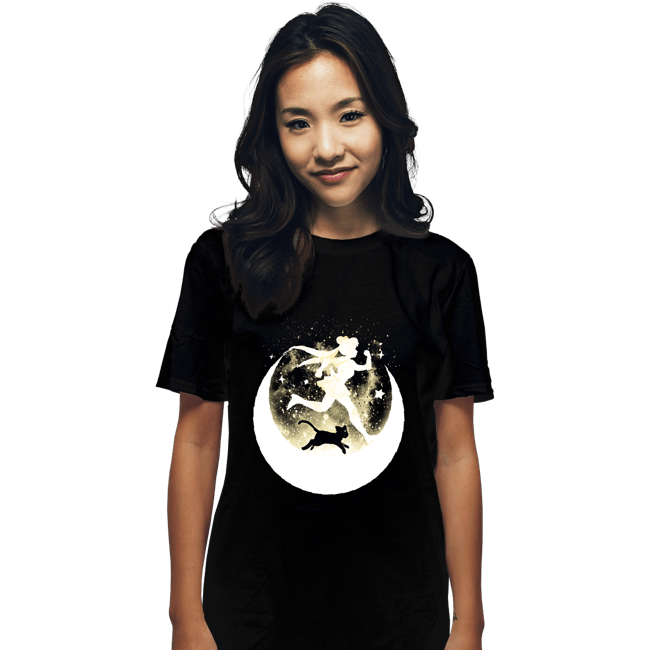 Daily_Deal_Shirts T-Shirts, Unisex / Small / Black I Love My Cat To The Moon And Back!
