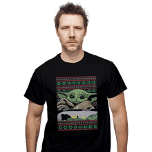 Load image into Gallery viewer, Shirts T-Shirts, Unisex / Small / Black Baby Yoda Ugly Sweater
