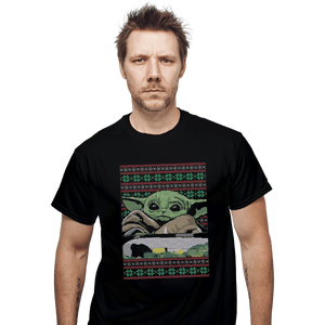 Shirts T-Shirts, Unisex / Small / Black Baby Yoda Ugly Sweater