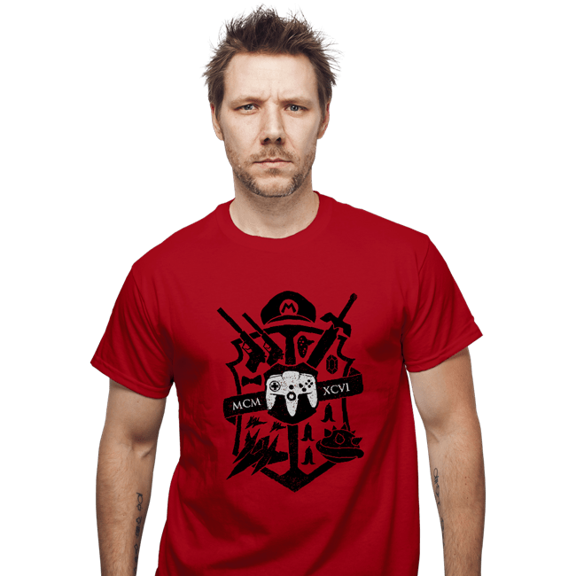 Shirts T-Shirts, Unisex / Small / Red House Of 64 Crest