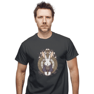 Shirts T-Shirts, Unisex / Small / Charcoal The White Rabbit