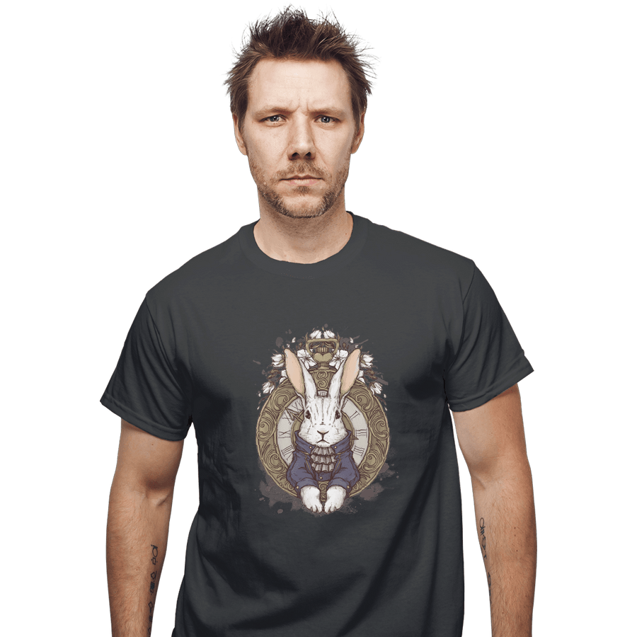 Shirts T-Shirts, Unisex / Small / Charcoal The White Rabbit