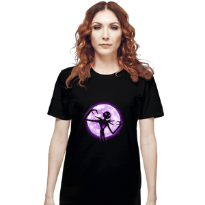 Shirts T-Shirts, Unisex / Small / Black Moonlight Skeleton