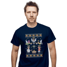 Load image into Gallery viewer, Shirts T-Shirts, Unisex / Small / Navy A Juicy Delicious Christmas

