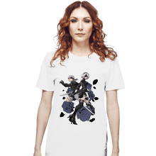 Load image into Gallery viewer, Daily_Deal_Shirts T-Shirts, Unisex / Small / White Android Hunter
