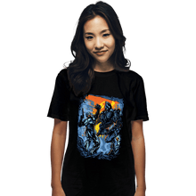 Load image into Gallery viewer, Secret_Shirts T-Shirts, Unisex / Small / Black Robocop VS Robocain
