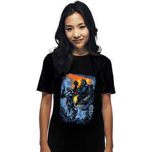 Secret_Shirts T-Shirts, Unisex / Small / Black Robocop VS Robocain