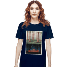Load image into Gallery viewer, Shirts T-Shirts, Unisex / Small / Navy Visit the Upside Down
