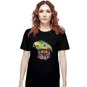 Shirts T-Shirts, Unisex / Small / Black Majora's Mask