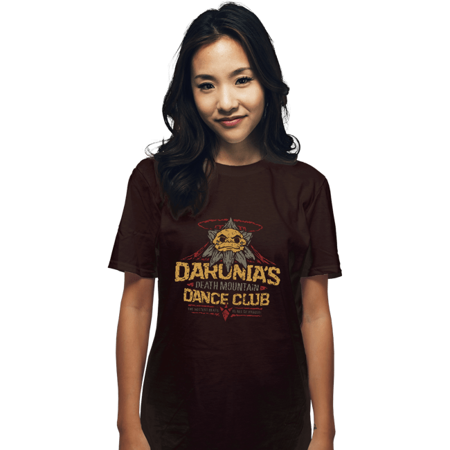 Shirts T-Shirts, Unisex / Small / Dark Chocolate Darunia's Death Mountain