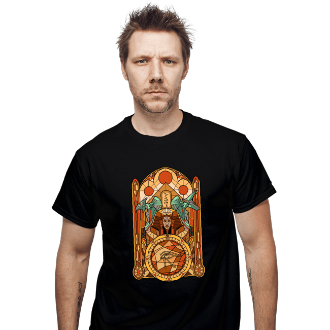 Daily_Deal_Shirts T-Shirts, Unisex / Small / Black Stained Glass Gods