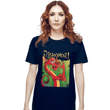 Shirts T-Shirts, Unisex / Small / Navy Dishonor On You